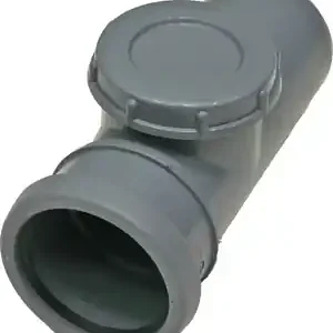 Nordic, Rensrör, med lock, grå, 75mm Kundfavorit