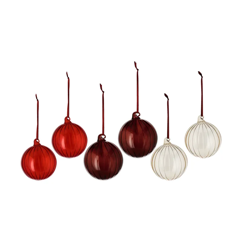 Clarity julkula Ø8 cm 6-pack från Scandi Living Premium