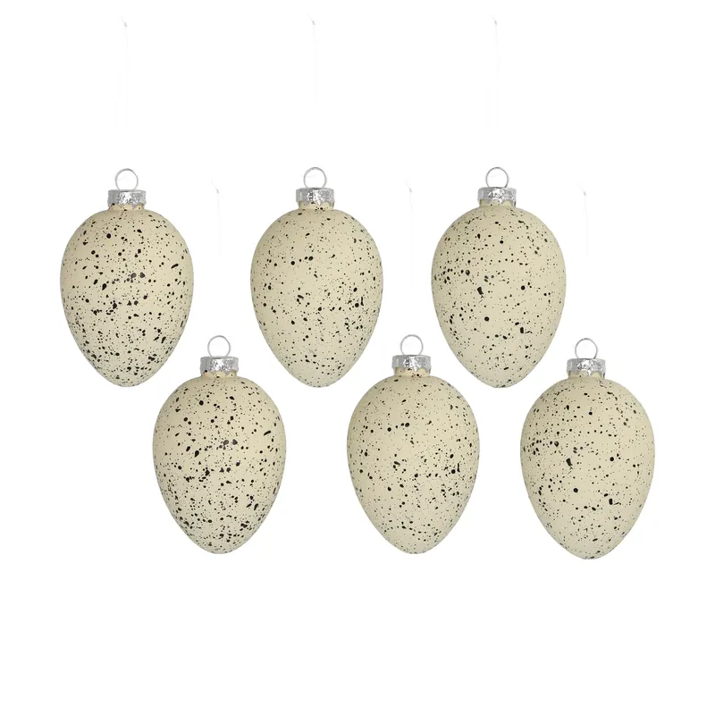 Lägg i varukorgen Brooding påskägg glas 8 cm 6-pack från Scandi Living