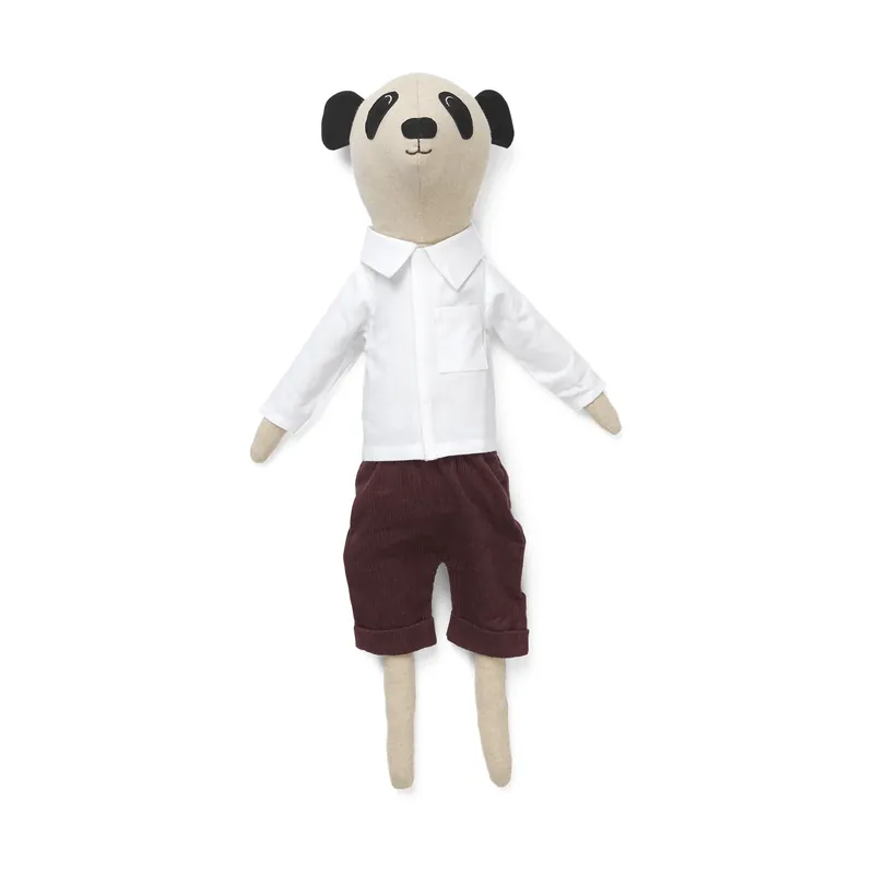Begränsat erbjudande Panda Teddy gosedjur från Ferm Living