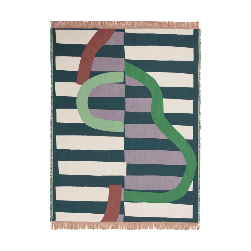 Utförsäljning Siirto pläd jacquard 140x180 cm från Marimekko
