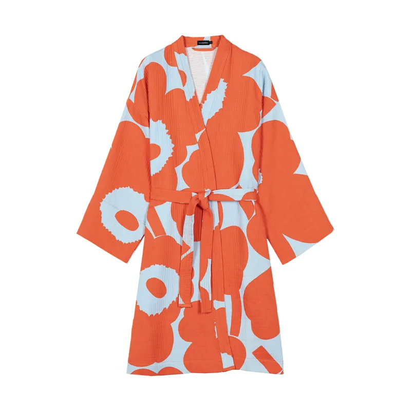 Unikko våfflad badrock M från Marimekko risnedsättning