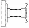 Fynd RX-117-77, Anliggningstermometer, hus Ø66mm, 0°C till +120°C, metall