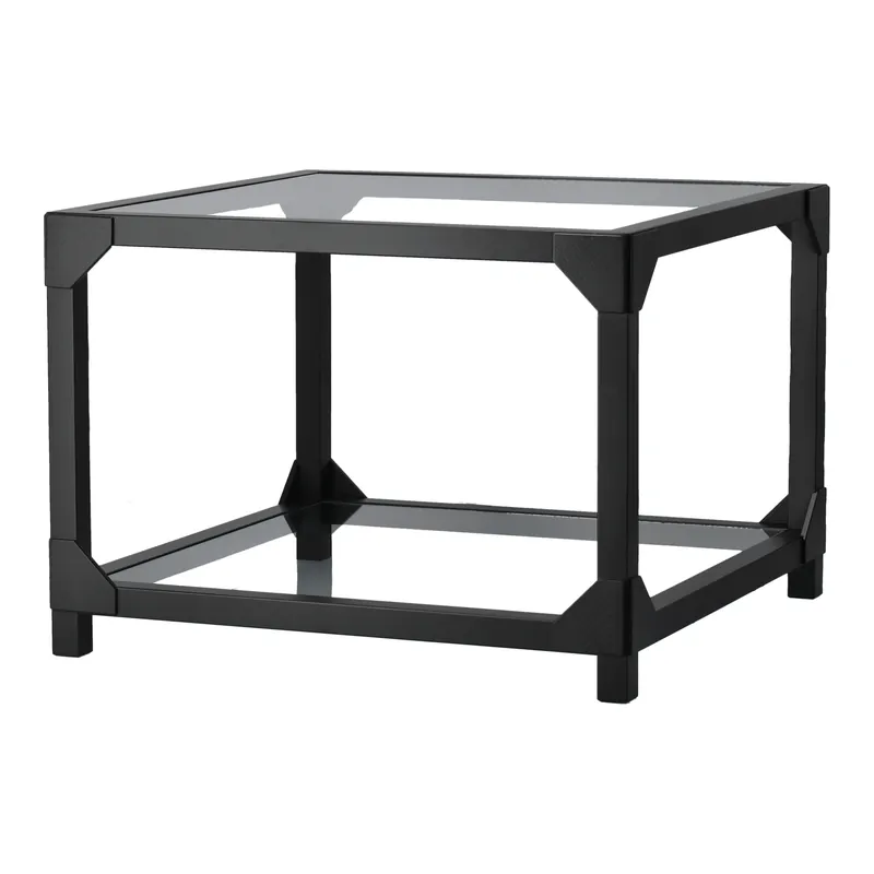 Endast denna vecka Bleck Soffbord 55x55 cm glas från Gärsnäs