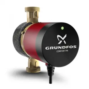 Grundfos Tappvarmvattenpump, UP 15-14BX, med avstängningsventil, G 1" Beställ nu