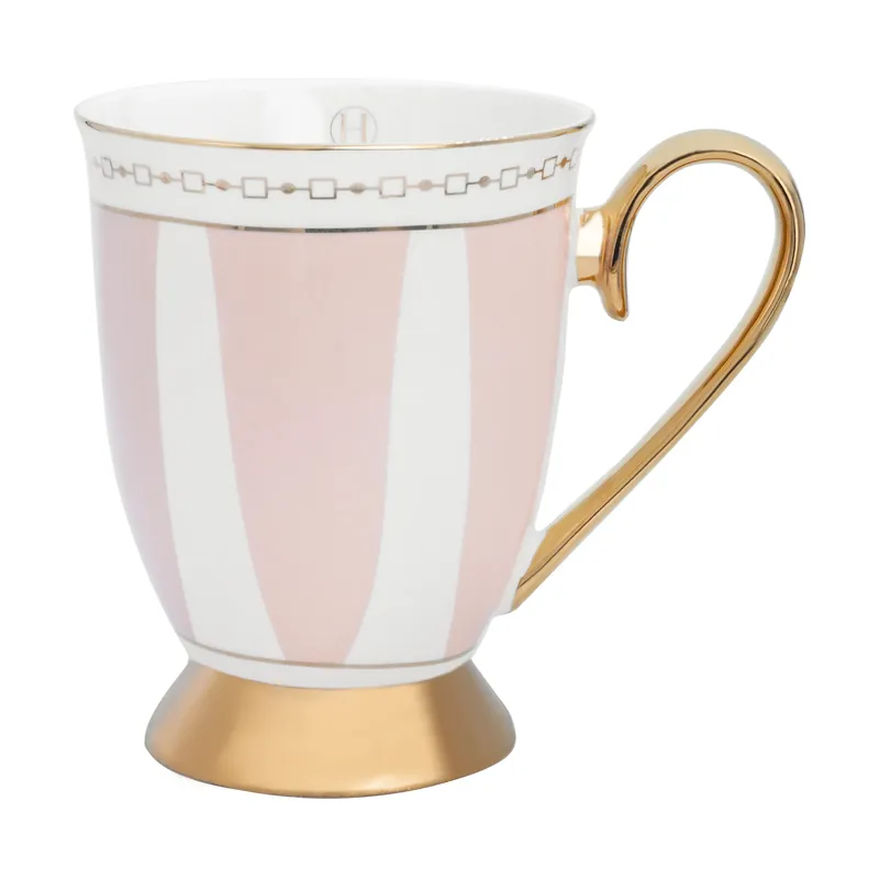 Strisce Rosa mugg 28 cl från Hilke Collection Snabb frakt