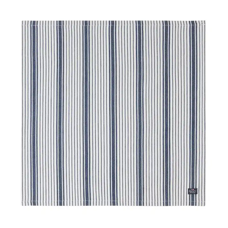 Endast idag Striped Organic Cotton servett 50x50 cm från Lexington