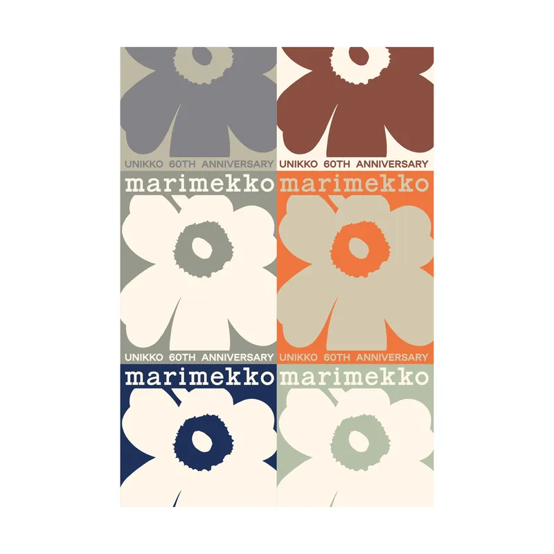 Fynd Unikko 60-årsjubileum poster 70x100 cm från Marimekko