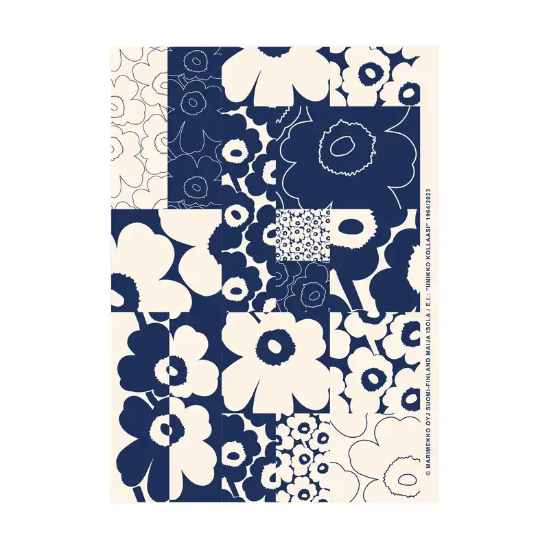 Unikko kollaasi poster 50x70 cm från Marimekko Populärt val