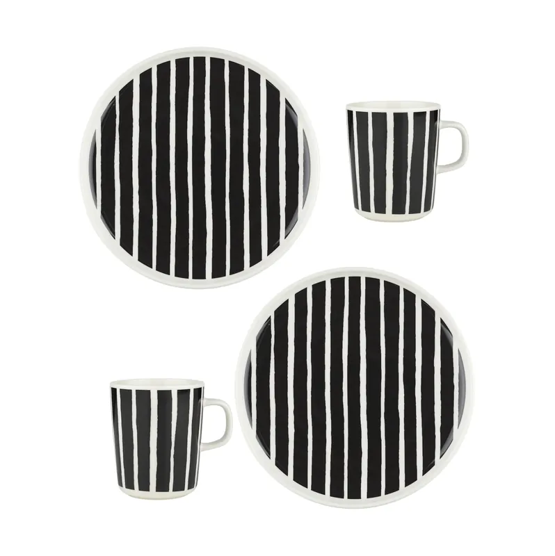 Beställ idag Oiva Piccolo frukostset 4 delar från Marimekko