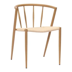 Fynd Basic Home Winston Matstol Beige / Metallben Ek - Möbler