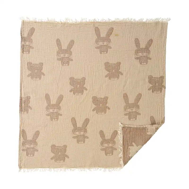 Premium Bunny&Bear filt 75x90 cm från Klippan Yllefabrik