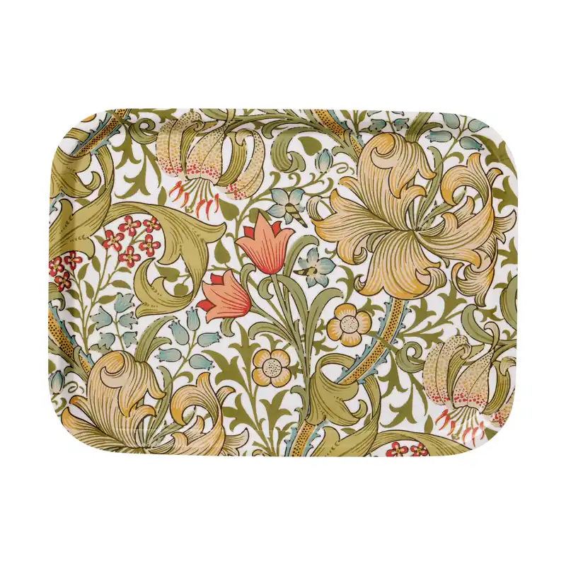 Fynd Golden Lily liten bricka 20x27 cm från Klippan Yllefabrik