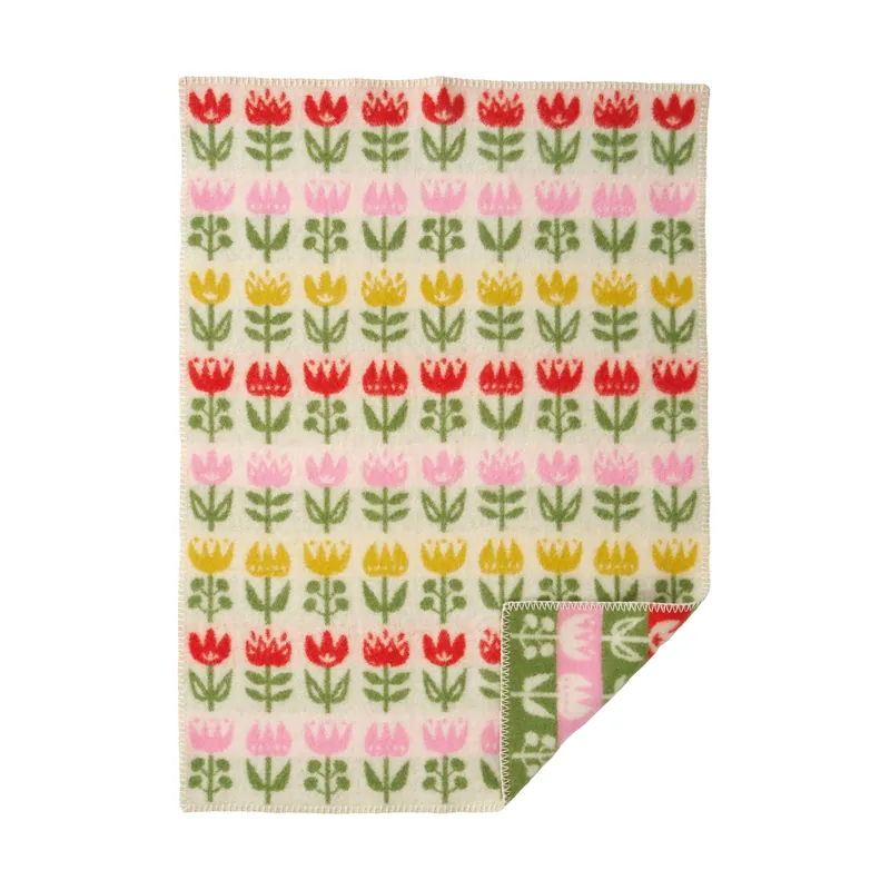 Lågt pris Tulip barnfilt 65x90 cm från Klippan Yllefabrik