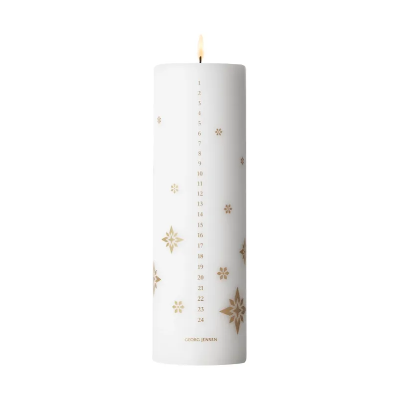 2024 års kalenderljus 25 cm från Georg Jensen Rabatter
