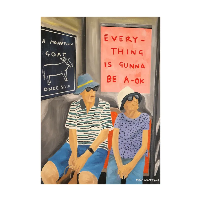 Beställ idag Everything Is Gunna Be OK poster från Paper Collective