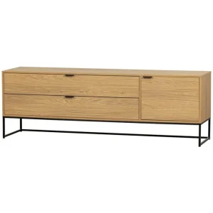 WOOOD TV-enhet Silas Ek, Ek, 180 cm - Möbler Extra rabatt