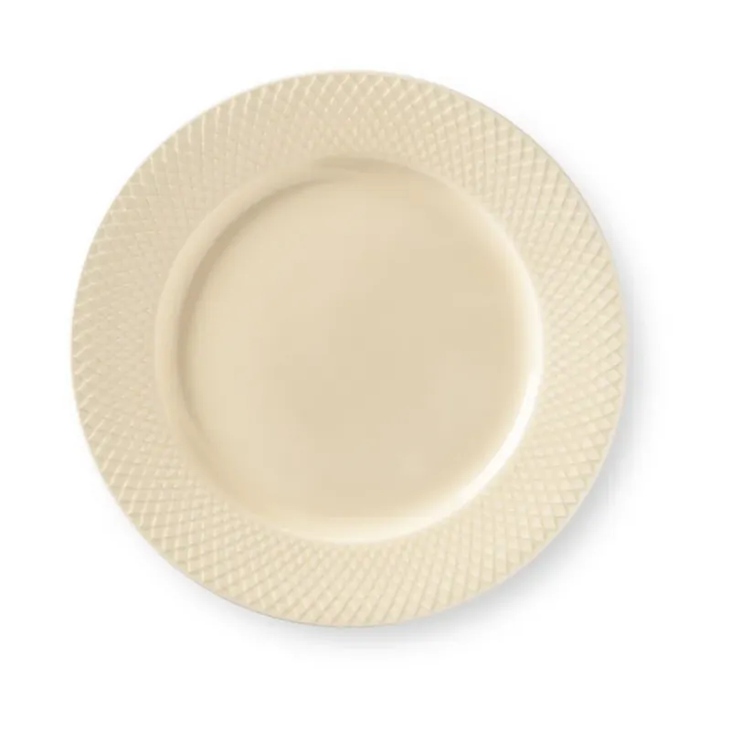 Rhombe Earth middagstallrik Ø27 cm från Lyngby Porcelæn Kampanj