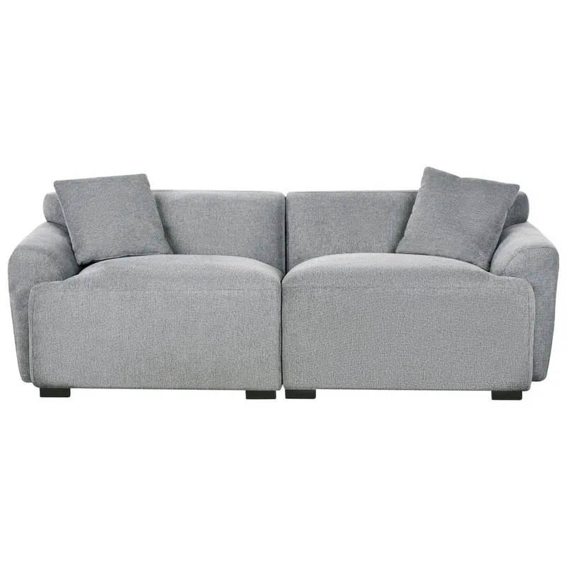 3-sits soffa Korio Grå, svart - Möbler Kampanjpris