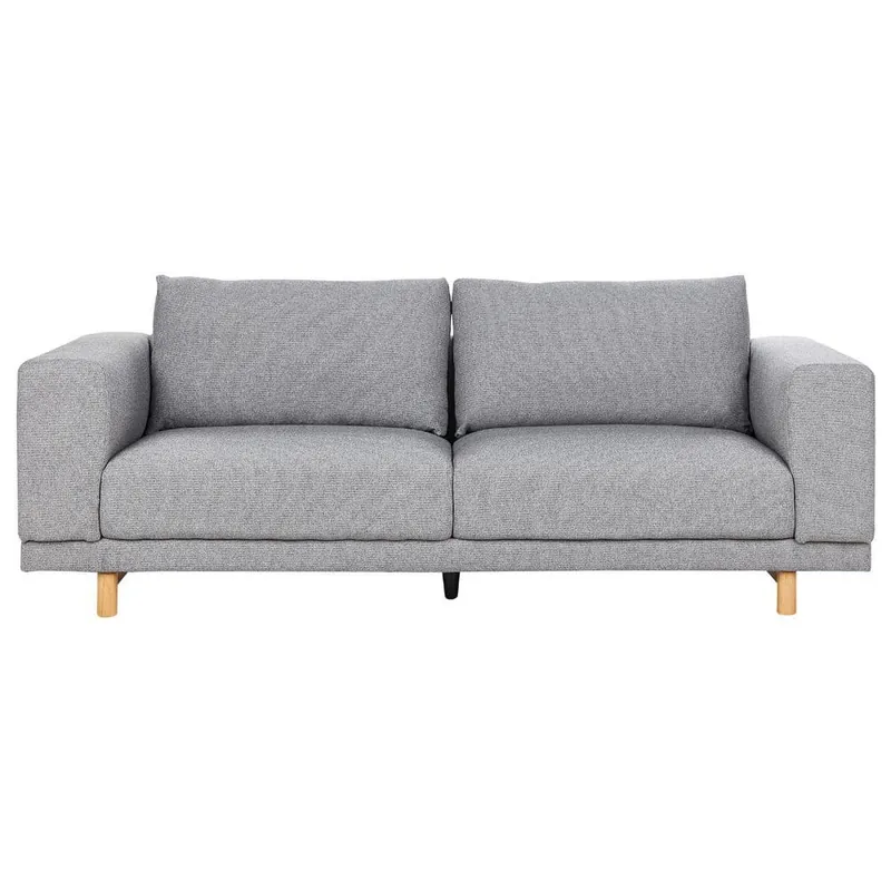 3-sits soffa Nivala Grå - Möbler Rabatt