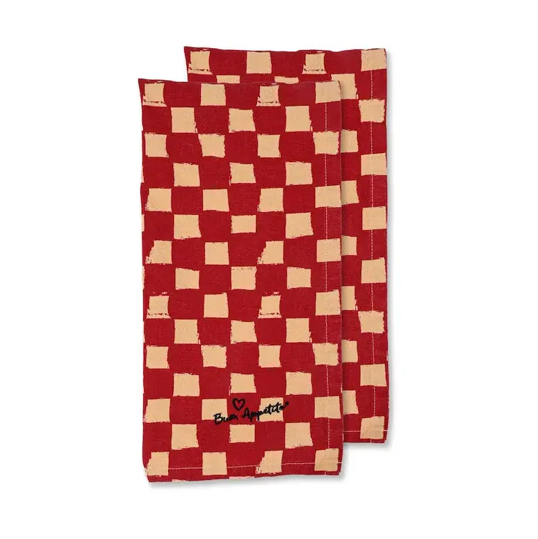 Snabb leverans Love kökshandduk 50x70 cm 2-pack från Byon