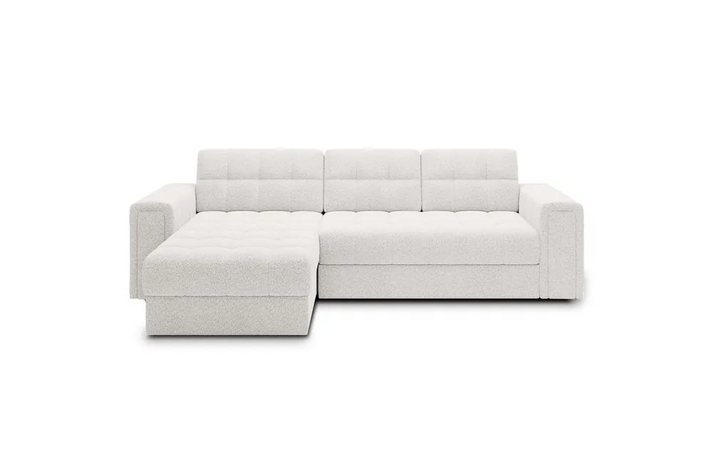 Expressleverans Hörnsoffa Eltap Blenvi 260x150x82 cm Royal 01, Vit - Möbler
