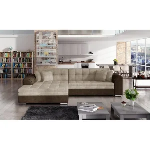 Beställ idag Hörnsoffa Eltap Sorento 296x194x78 cm Dora 22, Dora 28, Beige, Vänster - Möbler
