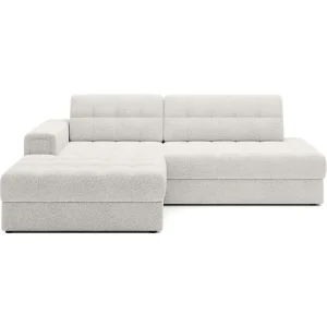 Sektionssoffa Eltap Blezalt 240x150x82 cm Royal 01, Vit, Vänster - Möbler Trygg betalning
