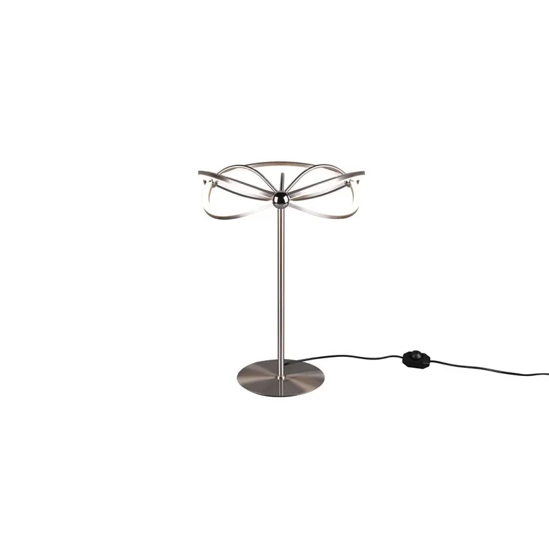 Trio Lighting Bordslampa Charivari Borstad stål - Belysning & el Lågt pris