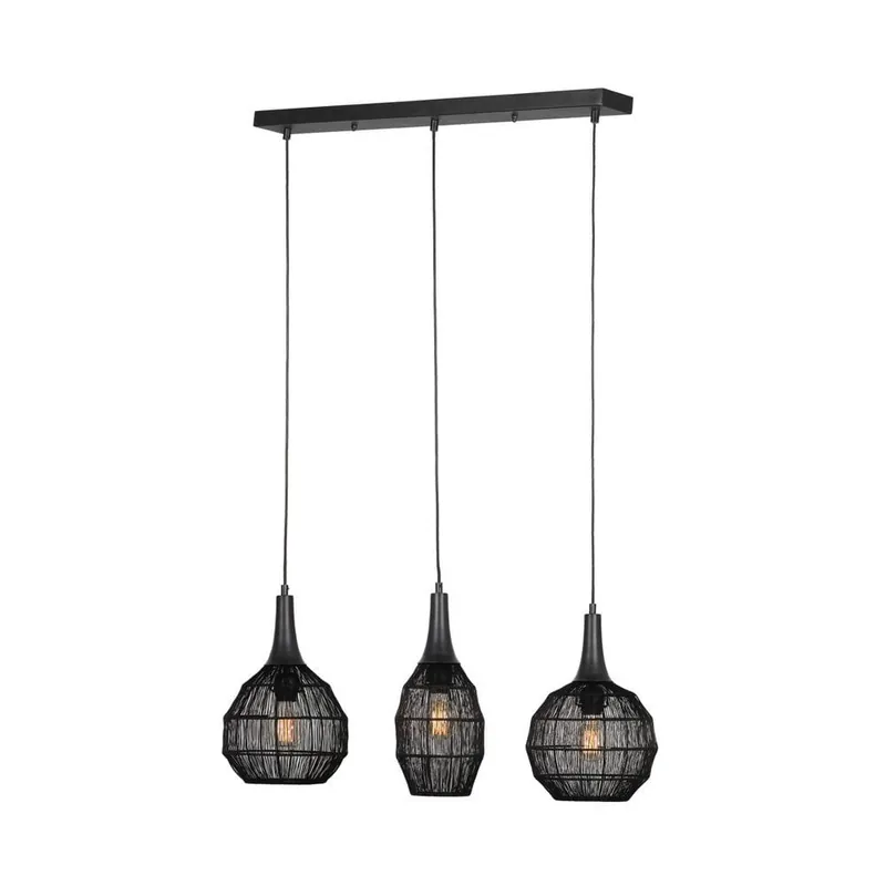 Trio Lighting Taklampa Soraya 3 lampor, Mattsvart - Belysning & el I lager