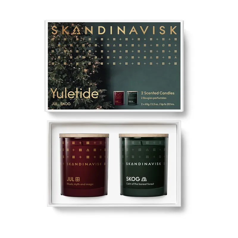 Yuletide doftljus gåvoset 2 delar från Skandinavisk Lägg i varukorgen