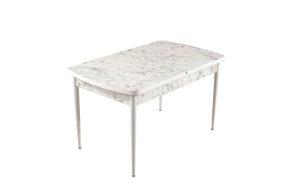 Köp nu Amerbach Matbord 132 cm Rektangulär Vit/Grå - Möbler