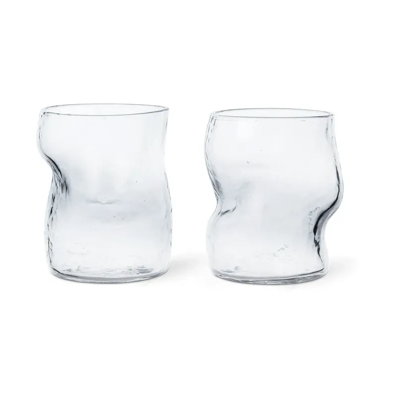 Trygg betalning Dimple glas 27 cl 2-pack från Ferm Living
