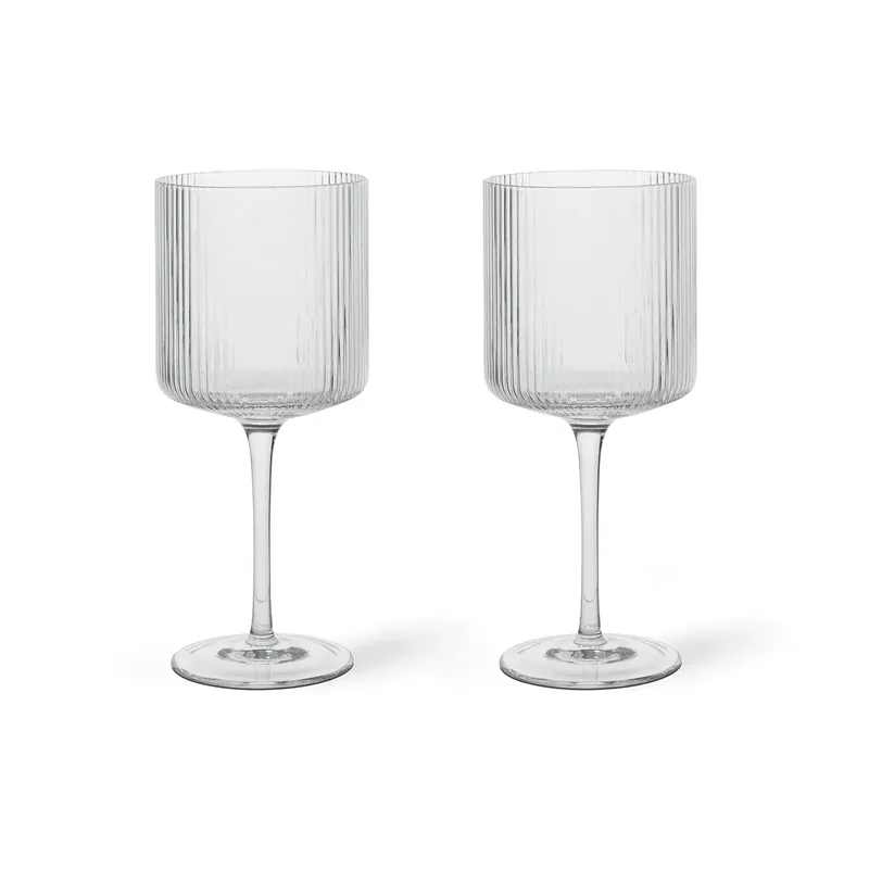 Ripple rödvinsglas 32,5 cl 2-pack från Ferm Living Billig