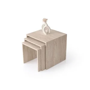 Utförsäljning Miraen Satsbord 50 cm Travertine - Möbler
