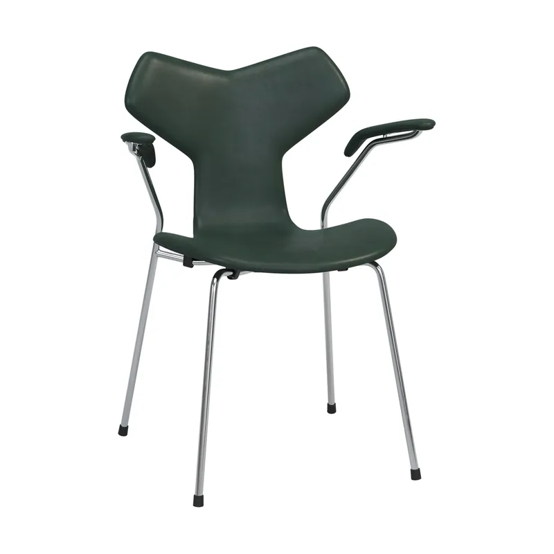 Grand Prix 3230 helklädd stol från Fritz Hansen Populärt val