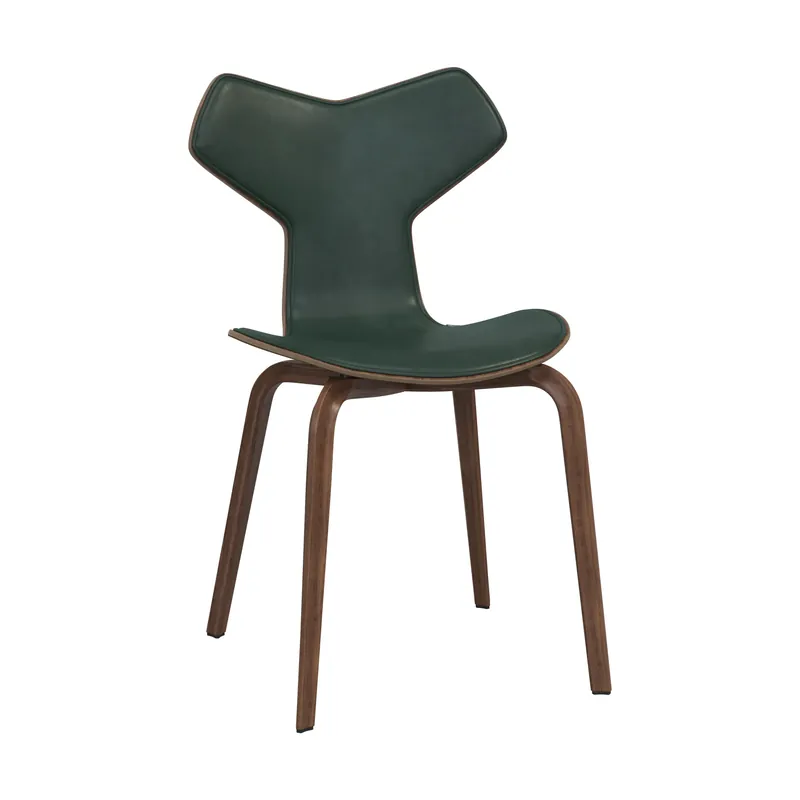 Grand Prix 4130 framsidesklädd stol från Fritz Hansen Billig