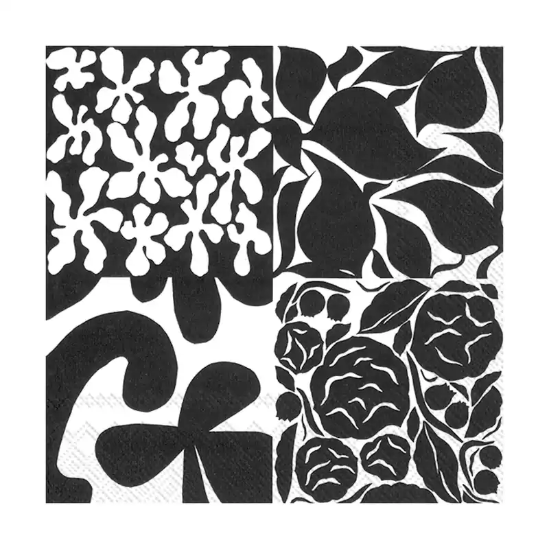 Ruudut servett 33x33 cm 20-pack från Marimekko Rea
