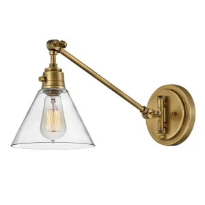 Arti Hinkley Vägglampa Brass - Belysning & el Beställ nu