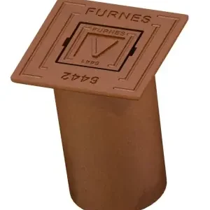 Nedsatt pris 6442/6441, Ventilbetäckning för AV, fyrkantig för AV, 240x240, gråjärn