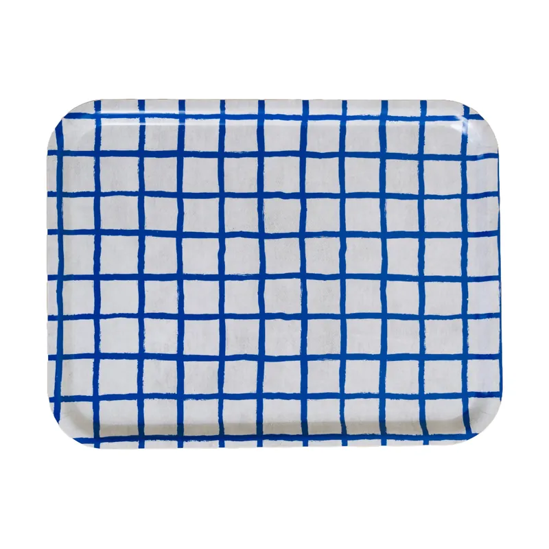 Rutig bricka 33x43 cm från Fine Little Day Reapris