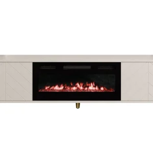 Begränsat antal Vemdalen Tv-bänk 184 cm Sand beige - Möbler
