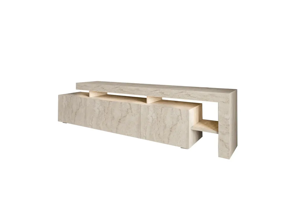 Jurukovo Tv-bänk 192 cm Beige - Möbler Expressleverans