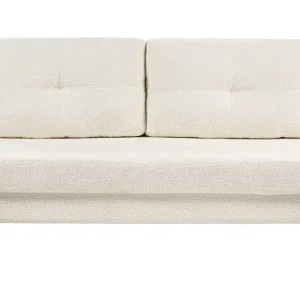 Wigwig Bäddsoffa 2-sits Vit/Ljust trä - Möbler Begränsad tid