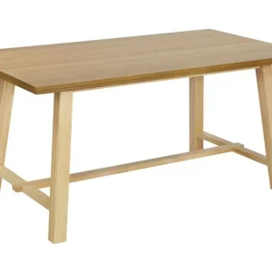 Bästa pris Gaelan Matbord 90 cm Rektangulär Ljust trä - Möbler