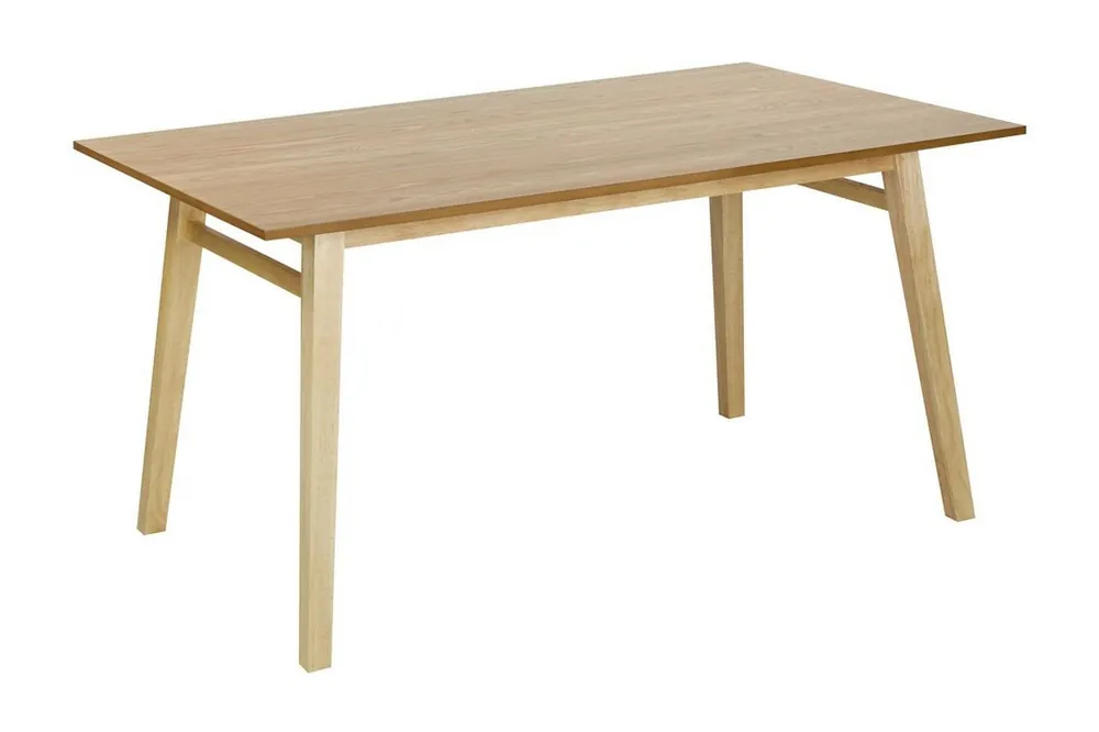 I lager Filipp Matbord 90 cm Rektangulär Ljust trä - Möbler