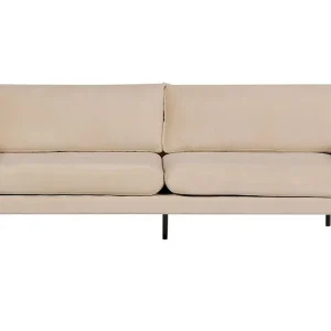 Woodal Soffa 3-sits Beige/Svart - Möbler Expressleverans