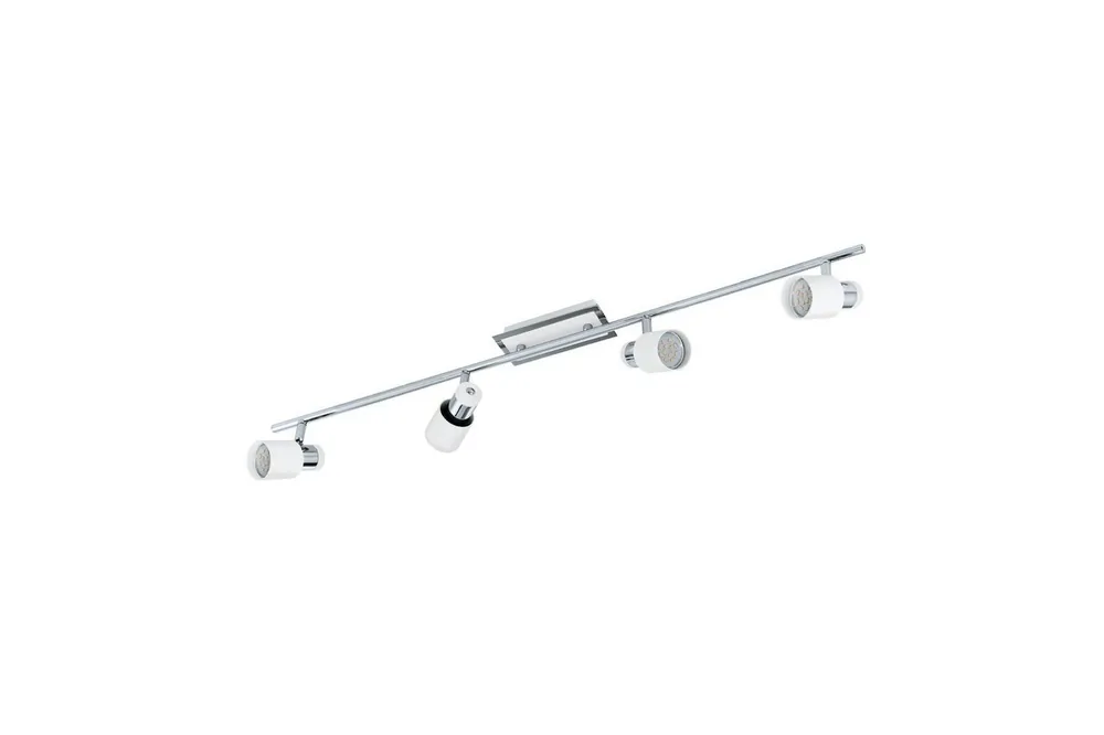 I lager Eglo Spotlight Eglo Davida med 4 Lampor Vit/Krom - Belysning & el