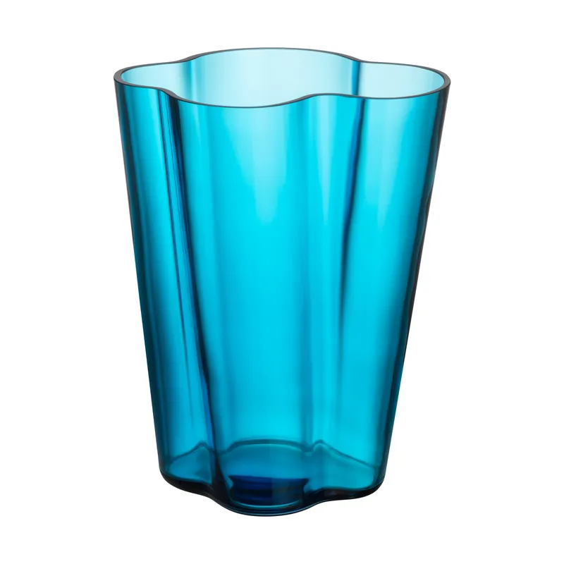 Beställ nu Alvar Aalto vas turkos från Iittala