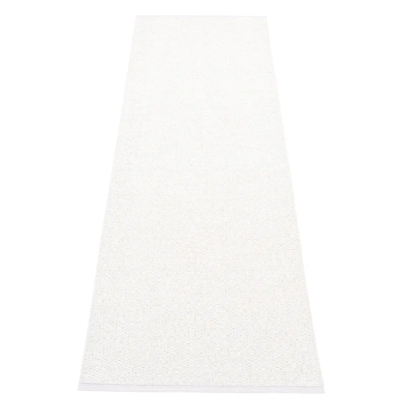 Svea matta 70x240 cm white metallic / white Bästa pris